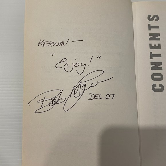 McCown's Law 100 Greatest Hockey Arguments Soft Cover Book SIGNED - Like New - Picture 3 of 4